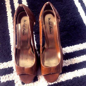 Size 6 -- Michael Antonio Peep-Toe Heels